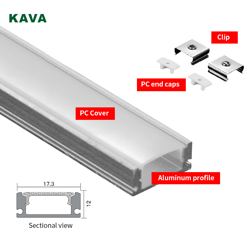 Внутрішній світлодіодний лінійний світильник з алюмінієвого профілю KXT509 (3)